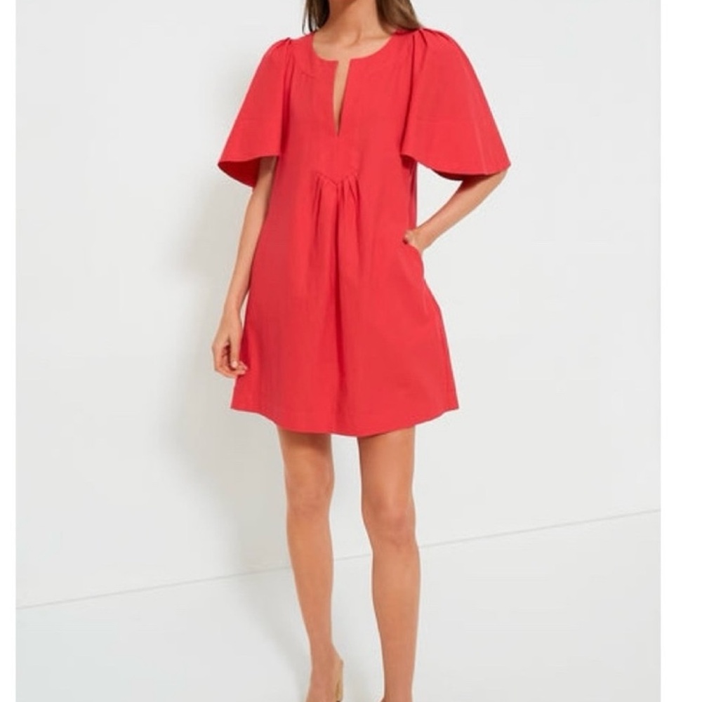 Tuckernuck Red Finley Flutter Sleeve